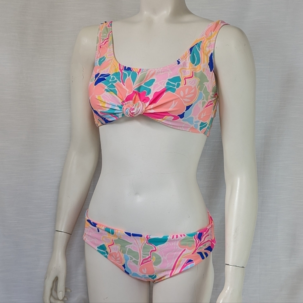 NWT Cyn &‎ Luca Tropical Reversible Bikini